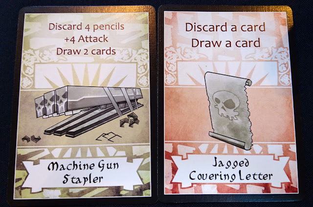 Temp Worker Assasins - weapon cards - old artwork