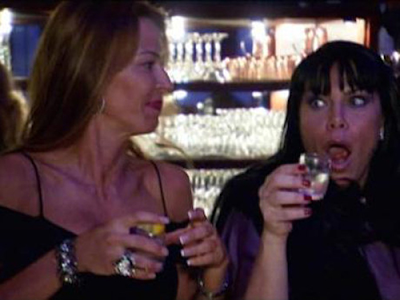 drita mob wives evil eye tattoo. A shot of Drita and Renee,