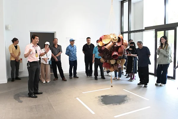 ▲【竹跡＋】特展中展現臺灣竹產業所奠基的豐厚文化基礎、不斷創新突破的能量，以更多元的色彩與維度呈現臺灣竹藝的再次演化。（記者林明佑翻攝）