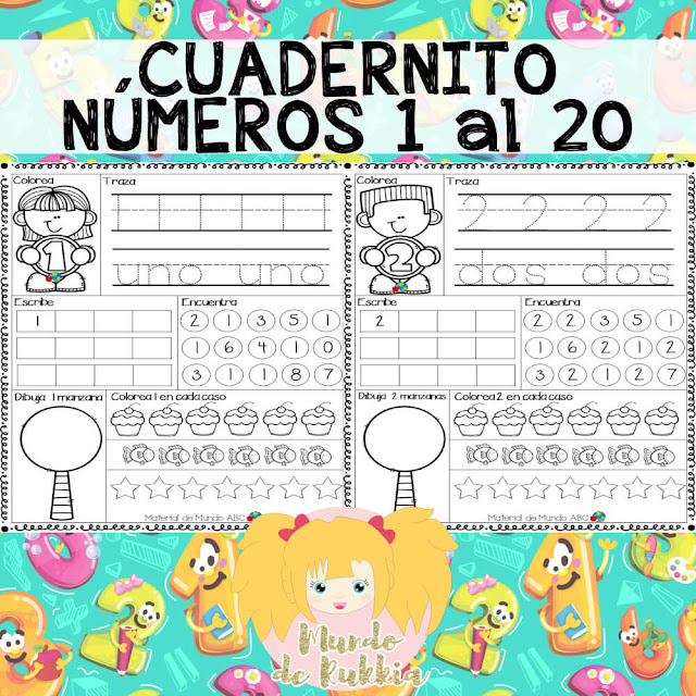 fichas-numeros-conteo-trazos-preescolar