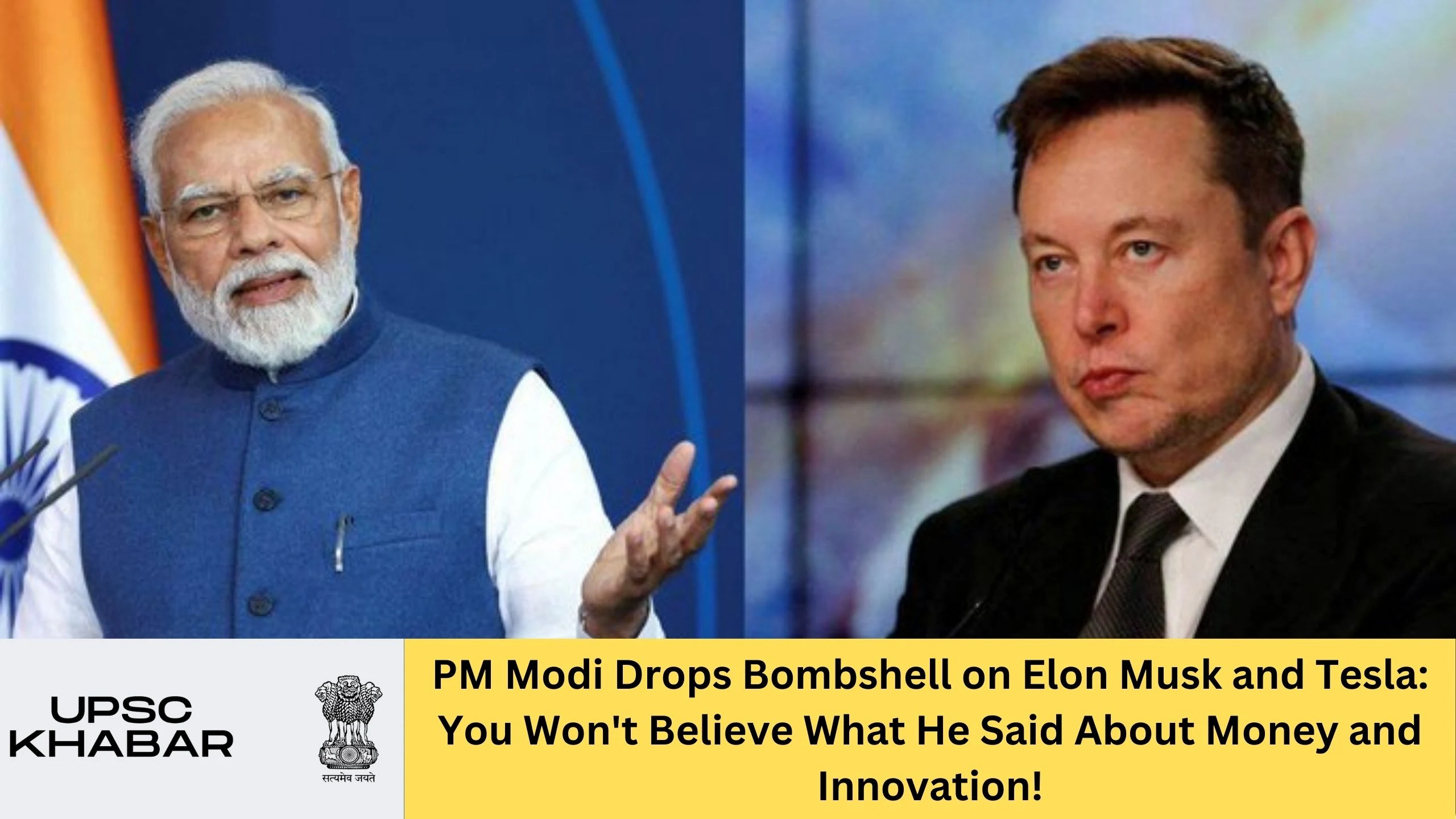 PM Modi Drops Bombshell on Elon Musk and Tesla: You Won't Believe What He Said About Money and Innovation!