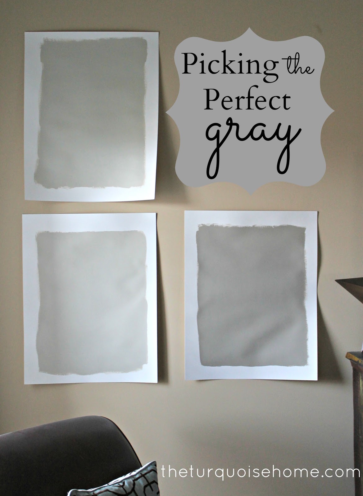 Picking the Perfect Gray Paint {Revere Pewter