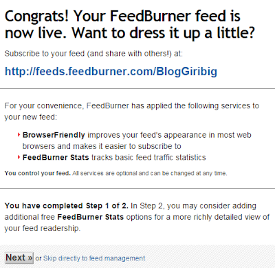 CARA PALING MUDAH MENDAFTAR FEEDBURNER