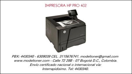 IMPRESORA HP PRO 402