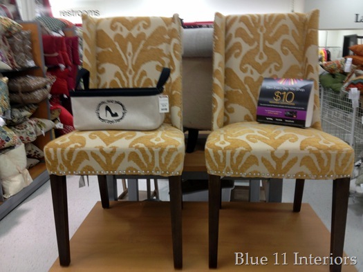 Blue 11 Interiors: Beautiful Chairs at TJ Maxx