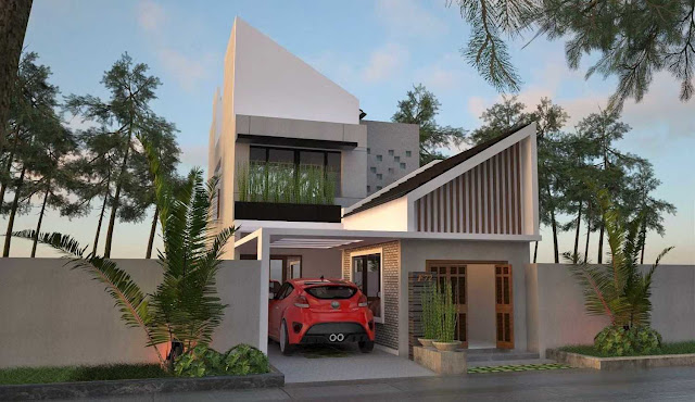 Desain Rumah Minimalis 2 Lantai Yang Modern 