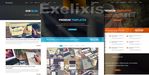 Exelixis - Responsive Blogger Template