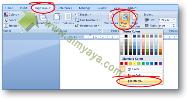 Cara Mudah Menambah Gambar Background (Latar) Di Microsoft Word