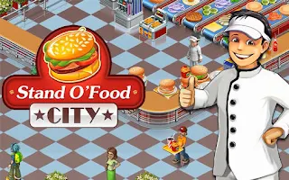 Screenshots of the Stand O'Food City for Android tablet, phone.
