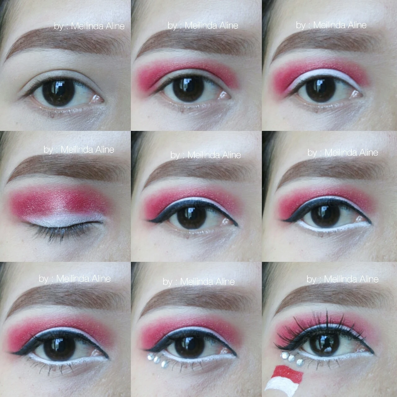 Thefemmesbeaute Indonesia Independence Day Makeup Tutorial