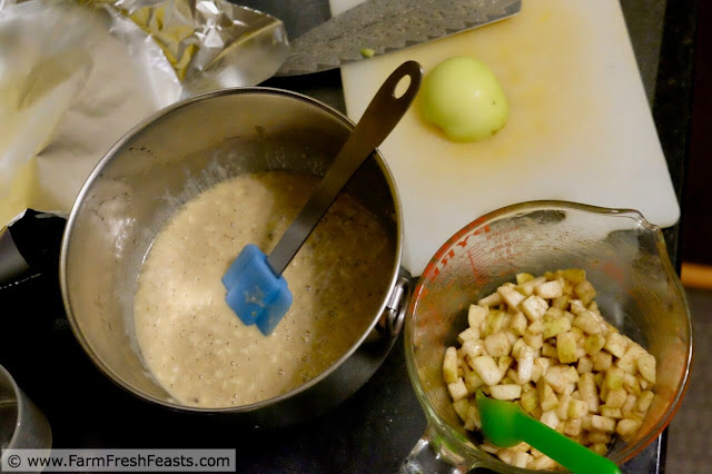 photo of ingredients used to make apple cinnamon muffins