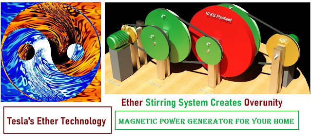 stir the Ether (Ether vortex) to create a free energy generator