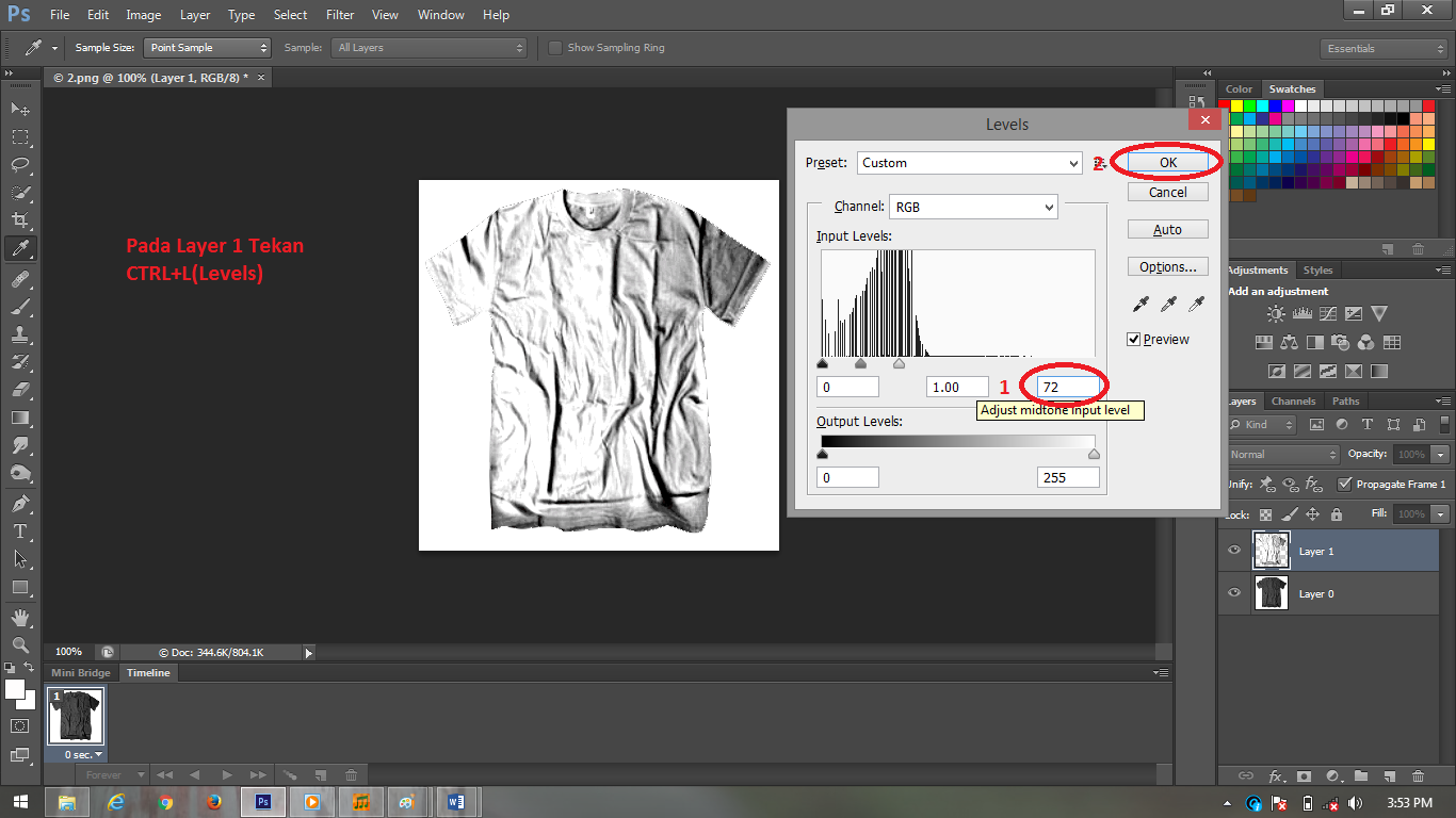 Cara Desain Kaos Dengan Photoshop CS6 Belajar Photoshop
