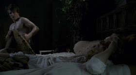 Philip Winchester Shirtless on Camelot s1e03