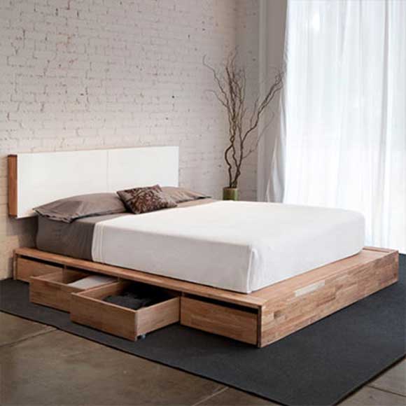 giường ngủ có ngăn kéo hiện đại