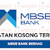 Jawatan Kosong di MBSB Bank Berhad - 18 November 2023