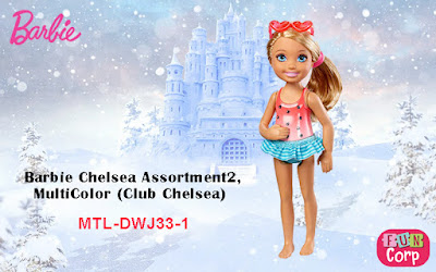 Barbie Chelsea Assortment2,MultiColor (club Chelsea) MTL-DWJ33-1