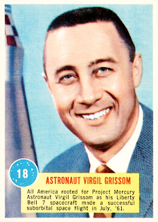 1963 Topps Astronaut Pictures #18 - Astronaut Virgil Grissom