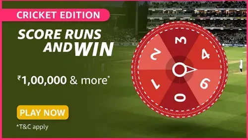 Amazon Cricket Edition Score Runs and Win