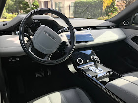 Interior view of 2020 Range Rover Evoque