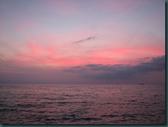 sunset pink