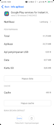 Cara Mengatasi Pesan Error Google Play Services Has Stopped