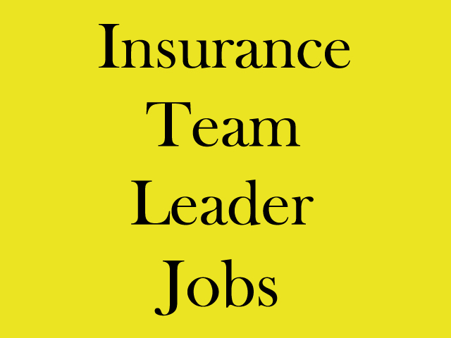 Insurance Team Leader Jobs In Kalighat, Kolkata