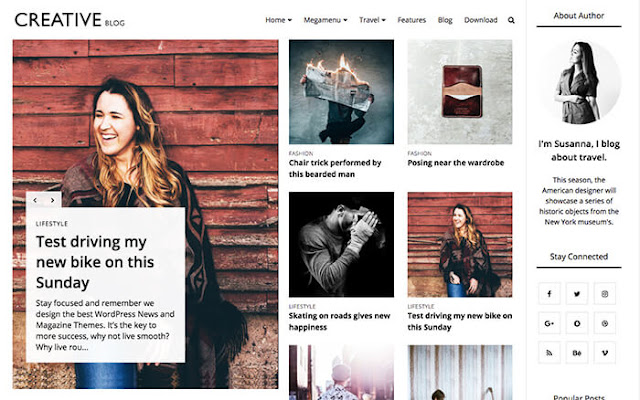  Creative Blogger Template is a Responsive Blogger Template that you can customize Creative Blogger Template