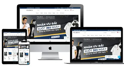 Theme blogspot bán hàng thời trang Polo Shop chuẩn seo tải nhanh
