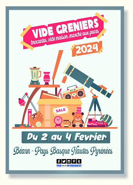 Vide Greniers #1 février 2024 des Pyrénées