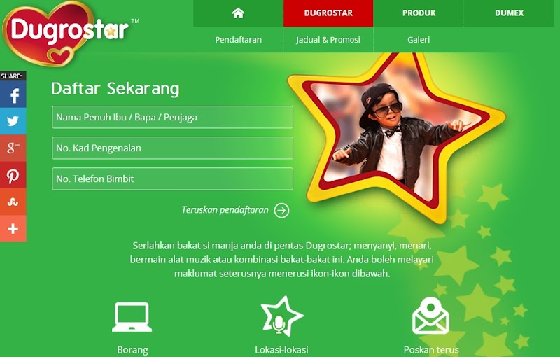 Serlahkan Bakat Si Manja Di DUGROSTAR