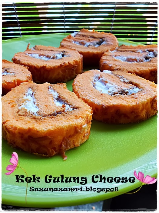 Cooking with soul: KEK GULUNG CHEESE