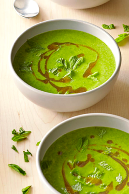 Green Garbanzo and Leek Soup Recipe