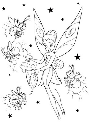 Fairy Coloring Pages on Fairy Coloring Pages