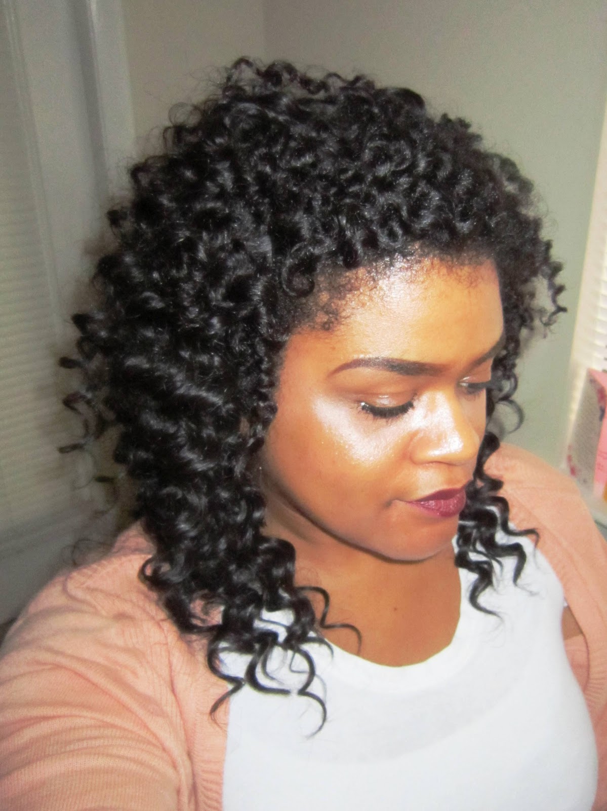 ... Protective Style: Partial Curly Hair Sew-In (Model Model Deep Weave