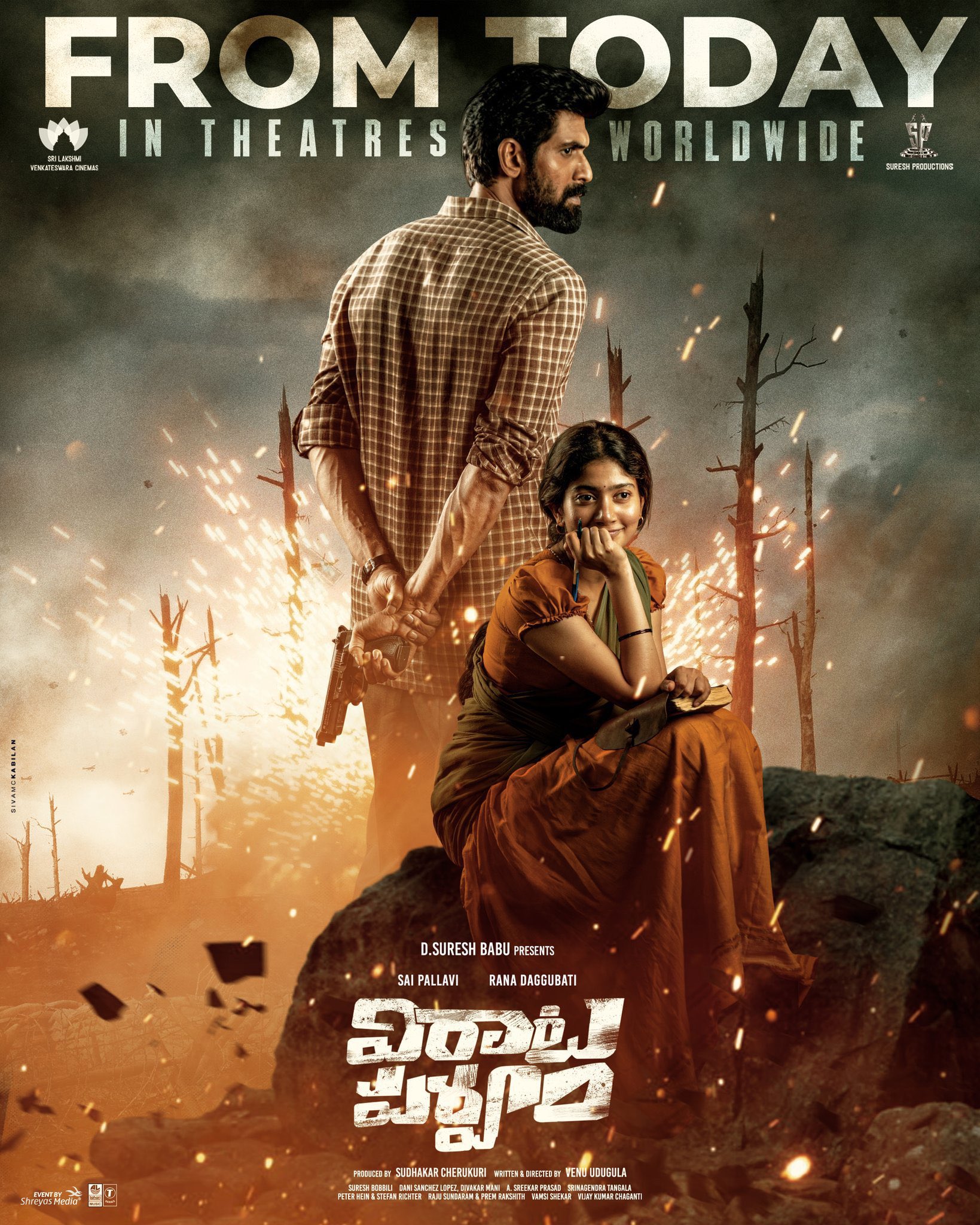 Virata Parvam (2022) is tamil action drama film directed by Venu Udugula