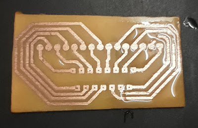 completed PCB board