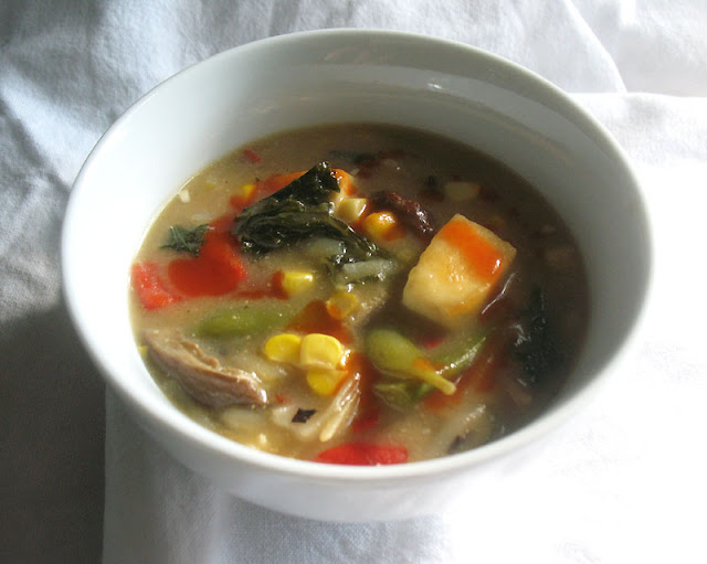 miso vegetable soup with paneer and noodles
