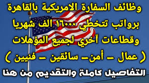 مطلوب فورا للعمل بالسفارة الامريكية بالقاهرة