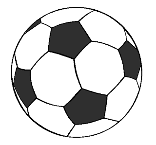 desenho de bola de futebol