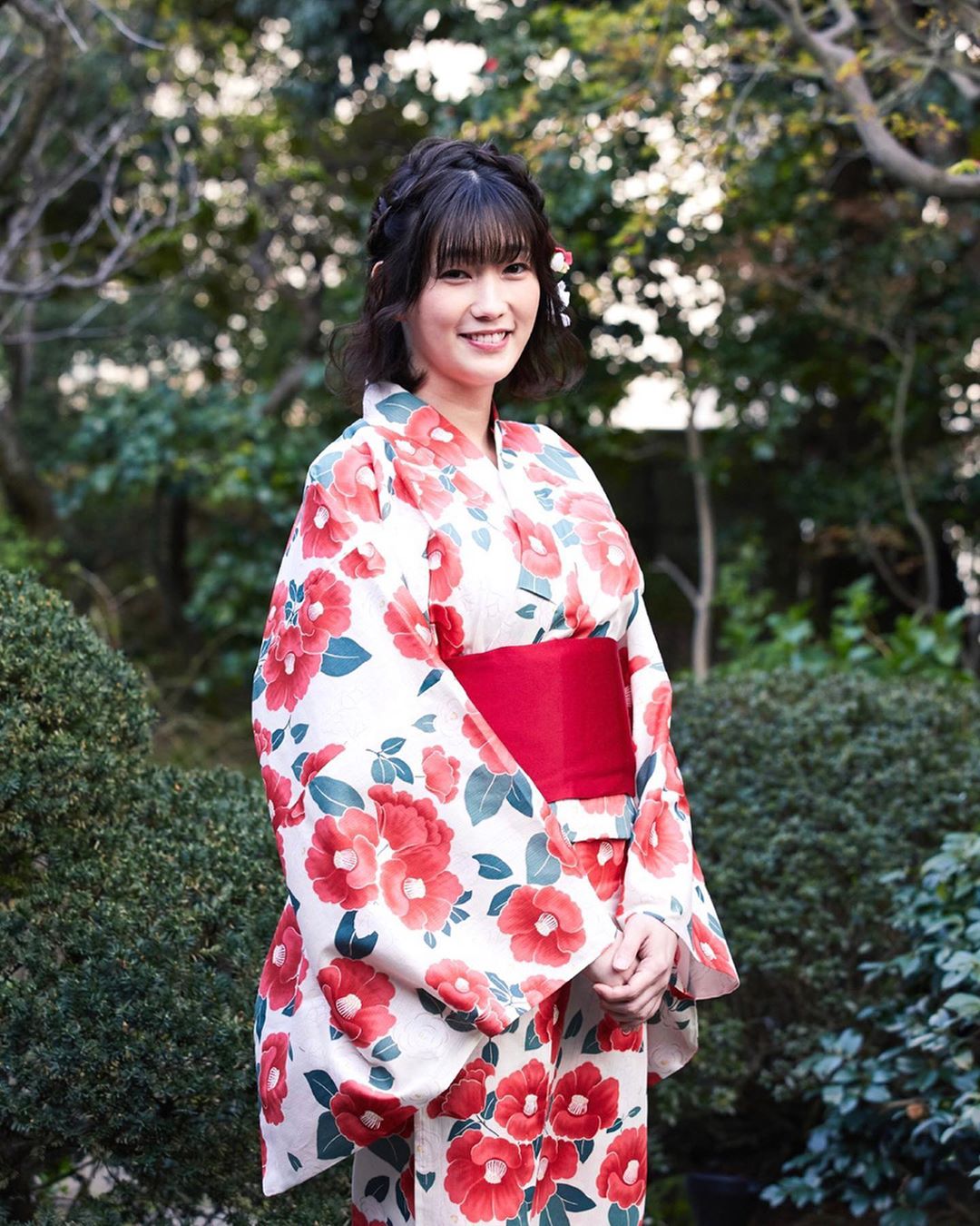 Satsuki Nishihara – Most Beautiful Japan Transgender Woman in Yukata Dress Instagram