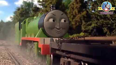 Sodor Steam train Henry the tank engine was so happy his steel spoke wheel axles tingled with joy