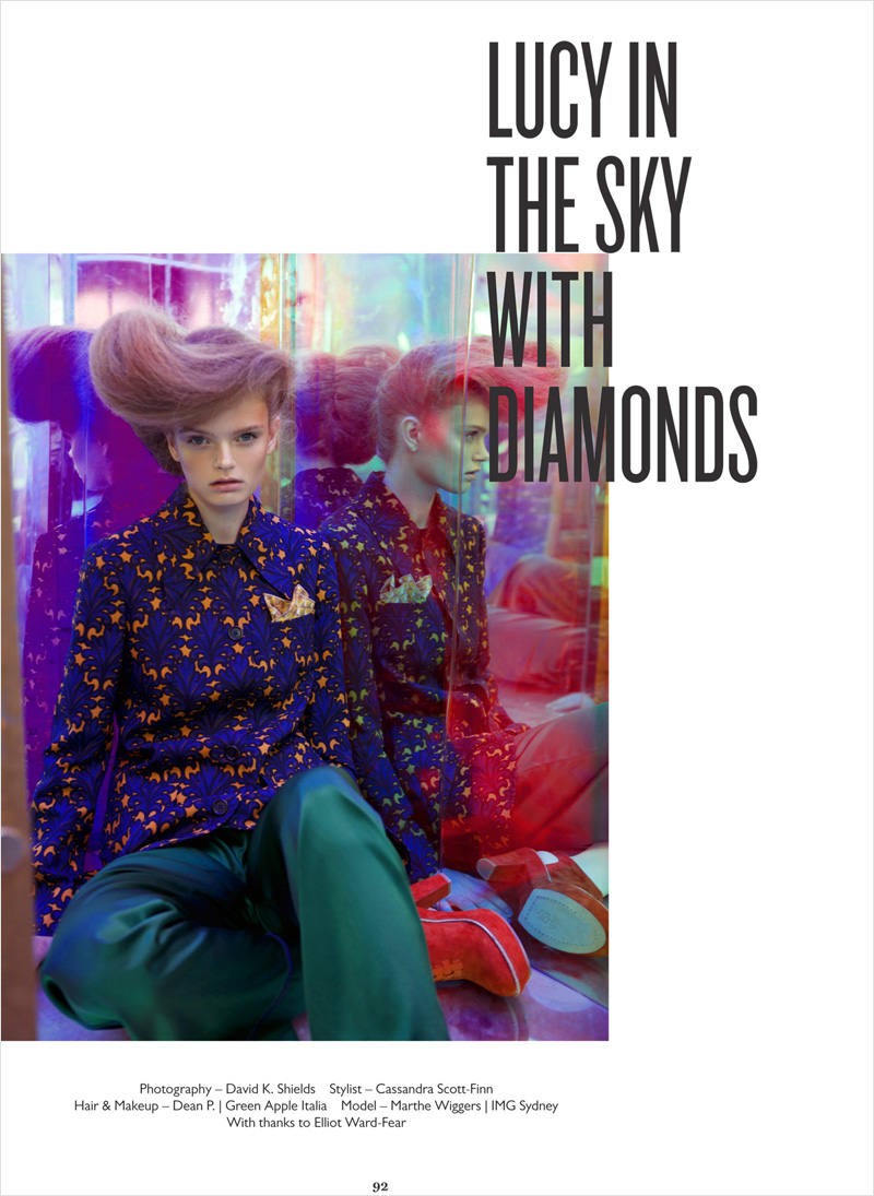 Marthe Wiggers by David K. Shields — Lucy In the Sky with Diamonds