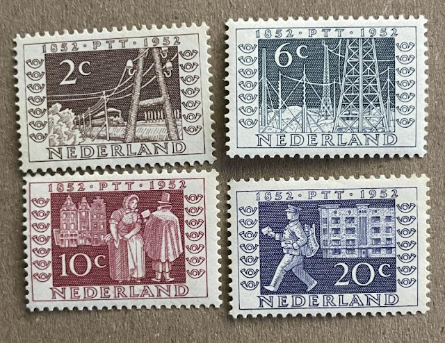 Netherlands 1952 Stamp Centenary of Dutch Postage