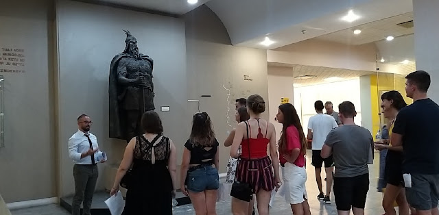 German young people visit the National History Museum of Albania