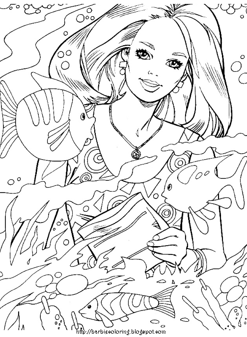 Coloring Pages Barbie