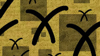 abstract design of letter X