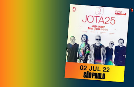 Jota Quest estreia nova tour no Espaço Unimed, neste sábado, dia 02 de Julho
