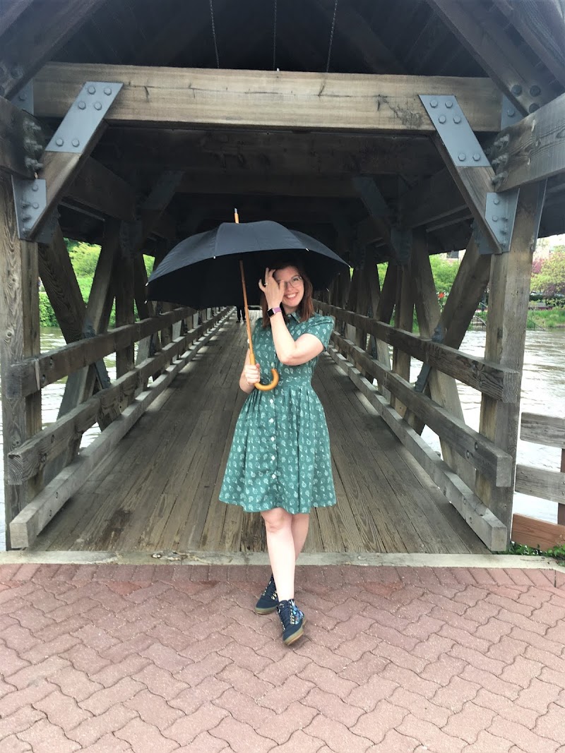 Umbrellas Shirt Dress