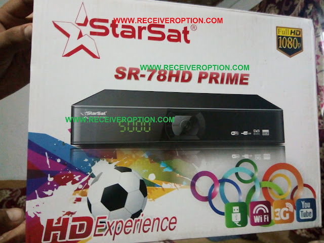 STARSAT SR-78HD PRIME RECEIVER BISS KEY OPTION